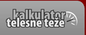 kalkulator telesne teže